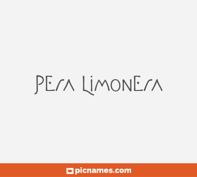 Pera Limonera